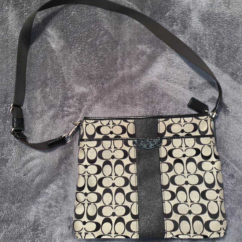 Coach cross body purse